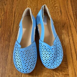 light blue heels/ sandals